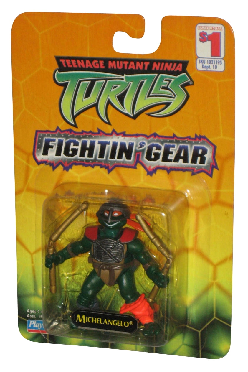 Teenage Mutant Ninja Turtles Fightin' Gear Michelangelo Playmates Mini Figure - Walmart.com