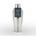 thumbnail image 7 of Viski Admiral Hammered Stainless Steel Cocktail Shaker, Home Bar Gifts 24oz, 7 of 7