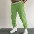 thumbnail image 2 of Zszcpp Work Pants Men Letter Print Solid Pockrt Daily Life Sports Long Running Cool Lounge Trousers Casual Trouser, 2 of 4