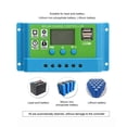 thumbnail image 4 of Régulateur Solaire Adaptatif 12V 24V avec Écran LCD Numérique à Paramètres Réglables, 4 of 8