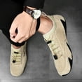 thumbnail image 6 of Mens Driving Casual Shoes Outdoor Non-slip Walking Shoes Breathable Lightweight Sneakers Soft Comfortable Lace-up Shoes Yellow 11 US, 6 of 7