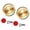 Gold, variant on Anti Vibrations Vehicle Dashboard Clocks Metal Finish With Glowing Dials Ideal For Truck SUV Offices Decor 2Pcs