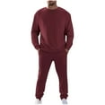 thumbnail image 3 of Tqyyweavej 2 Piece Sweatsuits for Men Close Bottom Casual Pants with Pockets Active Athletic Workout Joggers Sweatsuits for Men, 3 of 9
