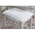 thumbnail image 6 of Linon Madison Silver Vanity Set - White, 6 of 19
