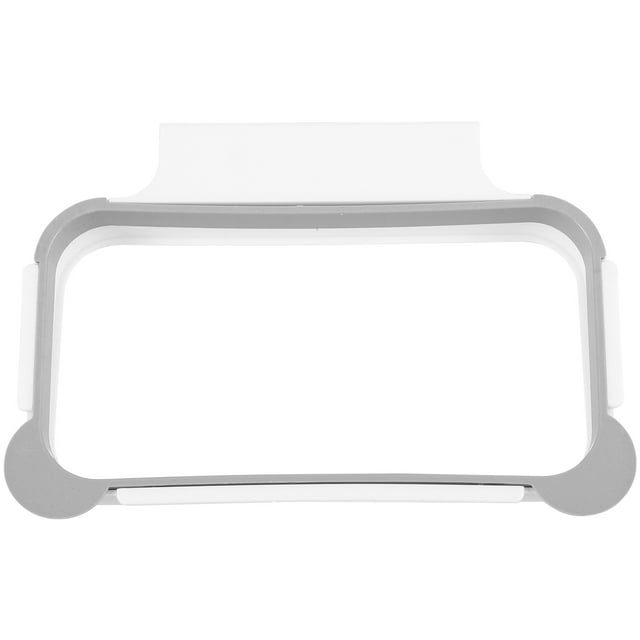 Milisten Hanging Trash Bag Holder Over the Drawer Garbage Bag Holder Rubbish Bag Rack for Kitchen(Grey)