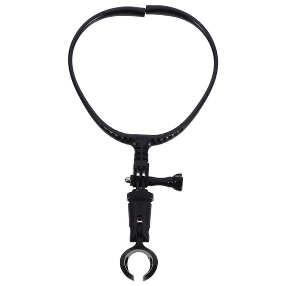 Micrófono de cuello: Soporte para micrófono de cuello - Clip ajustable para músicos que cantan y transmiten al aire libre