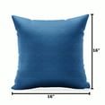 thumbnail image 5 of Mainstays 16 in x 16 in Navy Solid Texture  Outdoor Pillow, Navy, 5 of 7