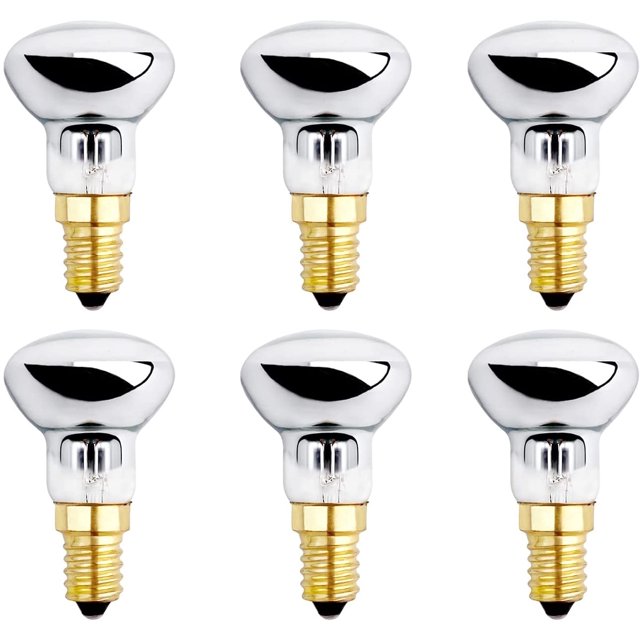 Bombilla regulable E14 R3930W para lámpara de lava, blanco cálido, bombillas reflectoras, base de rosca pequeña para lámpara de burbujas de calefacción, lámpara de cohete, lámpara de purpurina, paquete de 6 ACTIVE Biensenido a ACTIVE