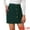 Dark Green, variant on DARING DIVA Women's Button Decor Ruffled Trim Mini Skirt XL Dark Pink