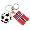 thumbnail image 1 of Yanonmyfd 2026 World Cup Soccer Keychain - 2026 World Cup Flag Keychain, Soccer Fan Gift & Souvenir (2PCS),Norway, 1 of 48