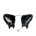 thumbnail image 1 of Jewelry On Clearance Cosplay Girl Plush Furry Ears Accessory Prop For Cam Girl Party Multicolor, 1 of 2