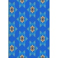 thumbnail image 1 of Ahgly Company Machine Washable Indoor Rectangle Transitional Blue Orchid Blue Area Rugs, 6' x 9', 1 of 1
