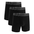 thumbnail image 2 of Men's Under Armour 3-pack Performance Cotton Stretch 6-in. Boxer Briefs Color: Castlerock Size: 4XL, 2 of 4