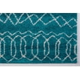 thumbnail image 3 of Ladole Rugs Trellis Synthetic Beautiful Soft Modern Carpet Area Rug in Turquoise-Ivory 8x11 (7'10" x 10'5", 240cm x 320cm), 3 of 4