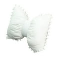 thumbnail image 2 of WLPZXP Bow Pillow PP Cotton Decorative Neck Pillow for Bedroom Farmhouse Study Room White, 2 of 9