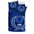 thumbnail image 3 of Juego de Funda Nórdica Pohnpei - Bandera de Pohnpei Azul Oscuro, 3 of 6