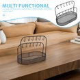 thumbnail image 3 of DEEPCRAFF Black Metal Desktop Storage Organizer for Entryway Keys Jewelry Sundries with Elegant Table Display, 3 of 6
