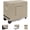 Khaki, variant on Outdoor Bar Cart Cover for 52 Inch BBQ  Prep Table,  600D Oxford Fabric Outdoor Dining Cart/BBQ/Worktable  Movable Table  Cover
