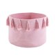 thumbnail image 3 of Caja de lavandería Zulema de almacenamiento tejida de cuerda para niños Rosado Cesta de almacenamiento de cuerda de algodón, 3 of 8