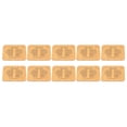 thumbnail image 2 of 10Pcs Hollow Tablemat Imitation Bamboo Insulation Anti‑Scalding Bowl Cup Mat Kitchen AccessoriesOwl, 2 of 14
