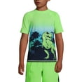 thumbnail image 3 of Lands' End Boys Chlorine Resistant Short Sleeve Crew Neck UPF 50 Rash Guard, 3 of 3