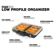 ToughBuilt StackTech Low Profile Organizer with Auto-Locking Interface and Bins