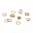 thumbnail image 2 of DPTALR 10pcs Women Cutout Pearl Open Pearl Set Nail Alloy Fashion, 2 of 6