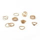 thumbnail image 2 of Anillos para mujer, regalos para mujer, 10 piezas, conjunto de perlas recortadas abiertas, aleación de uñas, anillo de moda, 2 of 5