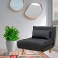 thumbnail image 2 of Sofá Cama Ilios Innova Individual Color Gris, 2 of 9