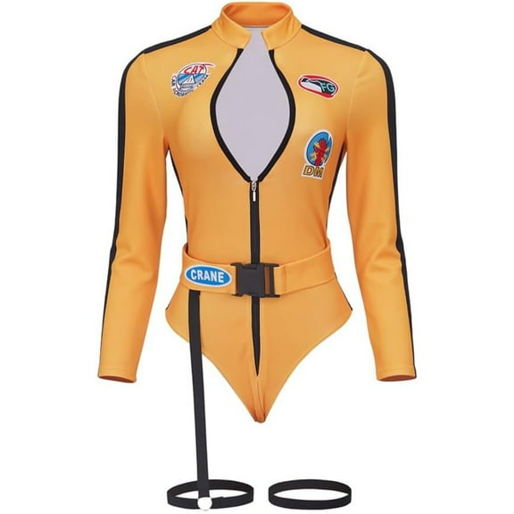 Beatrix Kiddo The Bride Outfits Sexy Bodysuit Jumpsuit for Adult Women