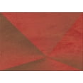 thumbnail image 1 of Ahgly Company Machine Washable Indoor Rectangle Transitional Grapefruit Red Area Rugs, 4' x 6', 1 of 7