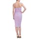thumbnail image 2 of Vestido BCBGMAXAZRIA Midi Orchid para mujer con cuello en forma de corazón, 2 of 2