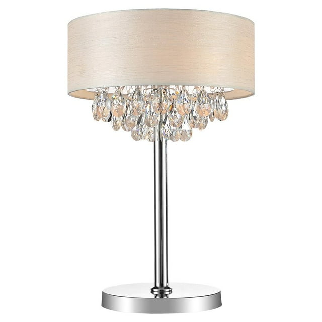 CWI Lighting Dash Lampe de Table 3 Lumières avec Finition Chrome