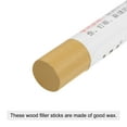 thumbnail image 3 of Uxcell Wood Wax Filler Stick, Furniture Repair Crayon Touch Up Fixing Pen, Medium Yellow, 3 of 6