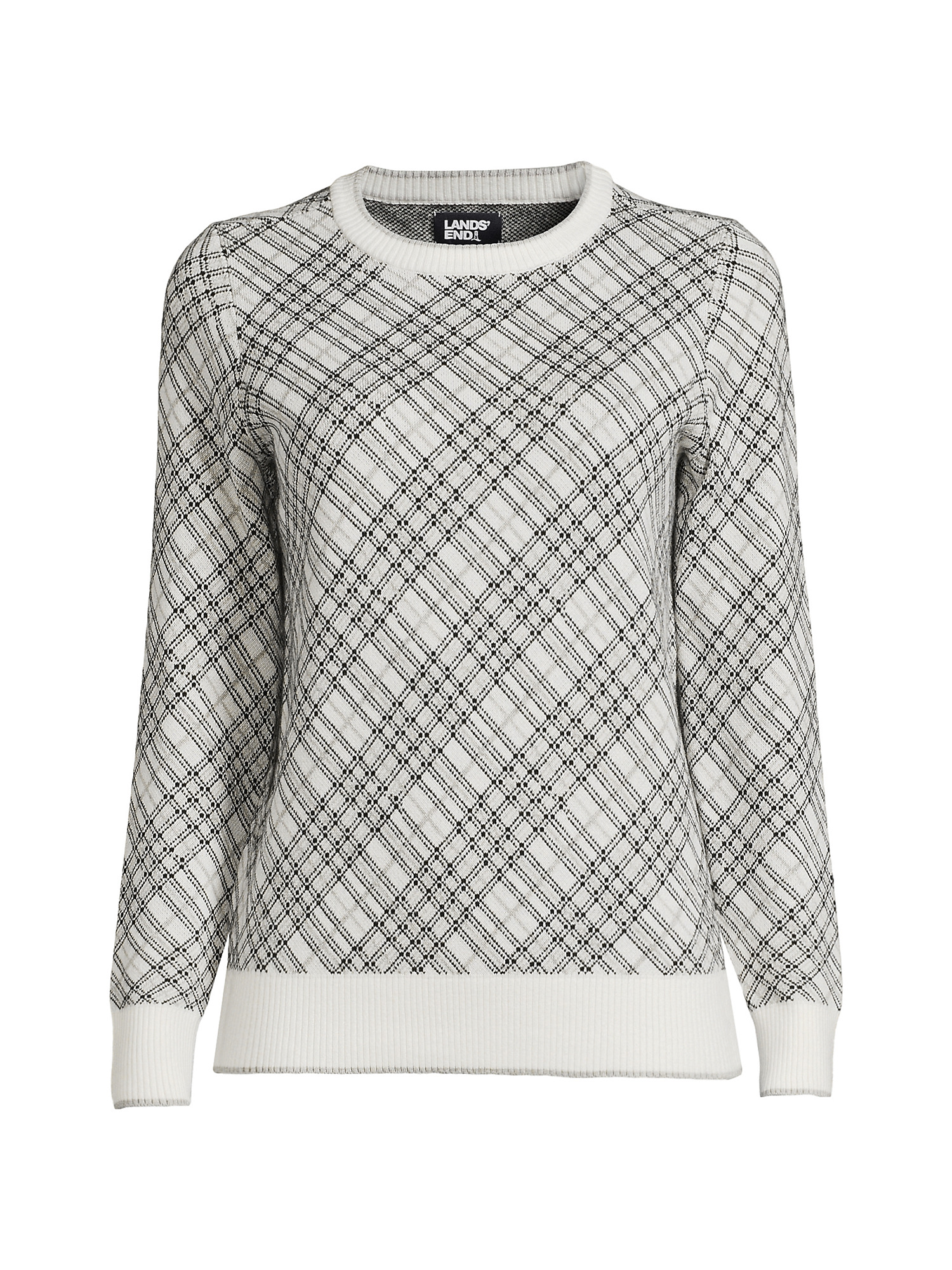 Women's Lofty Jacquard Crew Sweater