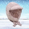 thumbnail image 1 of Gorro de plumón Yinane con orejeras y visera para invierno, 1 of 8