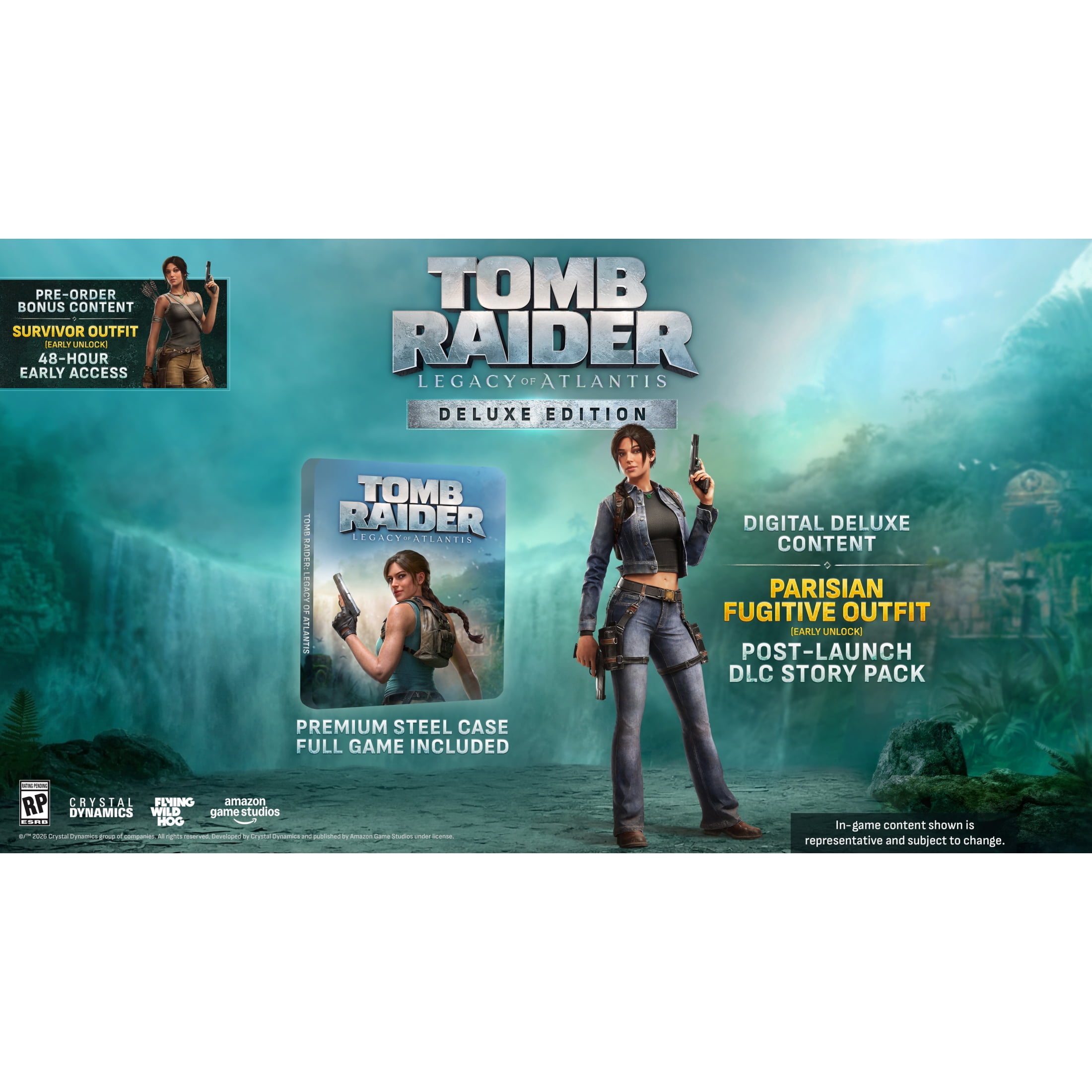 Tomb Raider: Legacy of Atlantis Deluxe Edition - PlayStation 5 Game