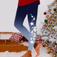 thumbnail image 5 of Leggings deportivos Gibobby mujer cintura alta estampados navideños azul M, 5 of 5
