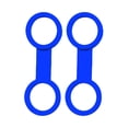 thumbnail image 4 of koolsoo 2pcs Scuba Diving Dive Snorkeling Clip Snorkel Mask Keeper Holder Blue, 4 of 5