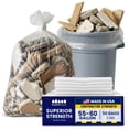 thumbnail image 3 of Plasticplace Contractor Trash Bags 55-60 Gallon, Heavy Duty Garbage Bags, 3.0 Mil Clear Trash Bags, Tear-Resistant Large Trash Can Liners for Construction, Recycling & Home Improvement (50 Count), 3 of 9