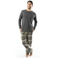 thumbnail image 3 of Fruit of the Loom Men's Jersey Knit Top and Flannel Pajama Pants Set, 2-Piece, Sizes S-5XL, 3 of 10