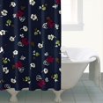 thumbnail image 4 of Pioneer Flower Floral Print Pattern Shower Curtain 72"x72" ,Bathroom Decorative Shower Curtains Set with 12 Hooks,Modern Waterproof Washable Shower Curtain, 4 of 6
