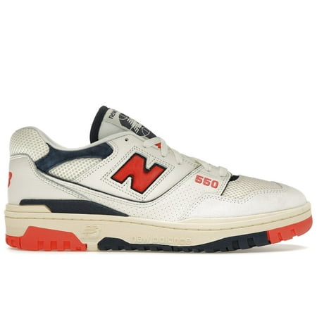 New Balance Men's 550 Sea Salt Pack Blast Red Shoes, from StockX