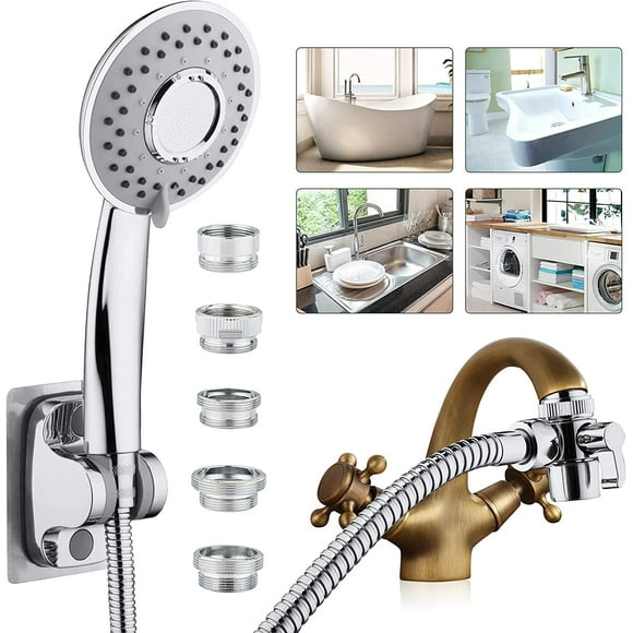 YQHWQ Moen 5 Adapters Garden Hose Threaded Spout for Bathroom Tub St Kohler Kitchen Faucets
