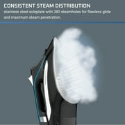 Rowenta Smart Steam Iron for Clothes, Stainless Steel Soleplate, DW3261U1