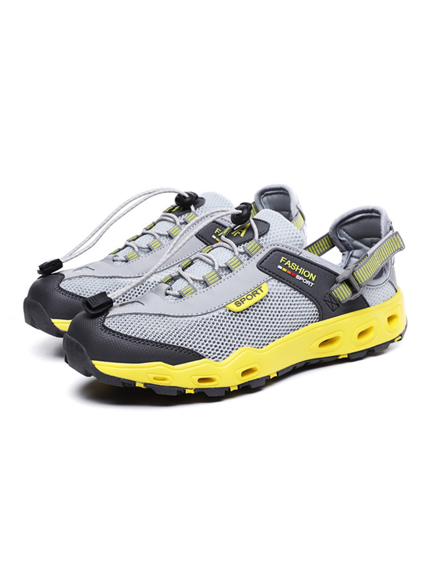 LUXUR Mens Hiking Shoes Womens Fishing Aqua Water Shoes Outdoor Sneakers  Quick Drying Mesh Barefoot - Walmart.com