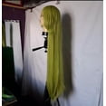 thumbnail image 2 of Peluca de Cosplay de pelo sintético largo, pelo blanco y morado, fibra resistente al calor, color negro, liso, para fiesta, lolita, color rosa, 2 of 4
