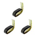 thumbnail image 1 of Transemion Anti Slip Racket Roll Tennis Handle Grip Wrap Tape Black 110x2.5x0.2CM 3Set, 1 of 6