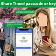 thumbnail image 3 of Smart Fingerprint Door Lock With APP Keyless Entry Door Lock Set With Keypads And Handle Electronic Code Deadbolt Lock ,Smart and Convenient, 3 of 4