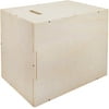 VEVOR 30x20x24 Wood Plyo Box 441LB Capacity Exercise Box Plyometric Jump Box with Internal Cross Bracing Plyo Box for Crossfit Training Plyometric Boxes for MMA or Plyometric Agility